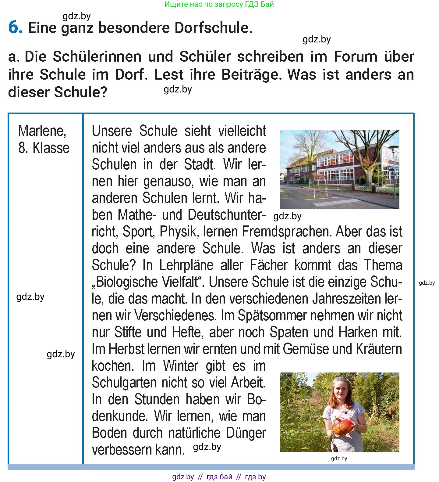 Немецкий язык (Deutsch), 7 класс Учебник (Schülerbuch), авторы: Будько Антонина Филипповна (Budjko Antonina), Урбанович Инна Ювинальевна (Urbanowitsch Ina), издательство Вышэйшая школа, Минск, 2021, страница 161, номер 6, Условие