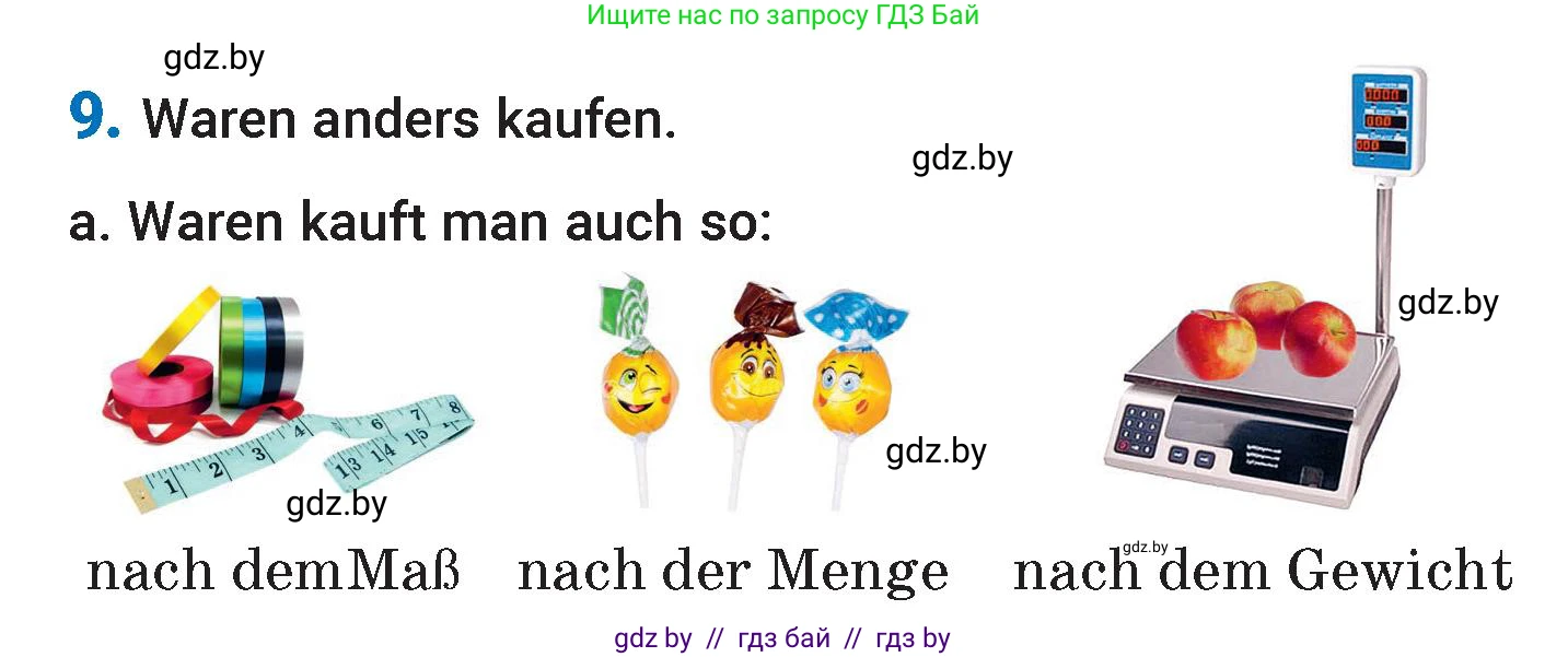 Немецкий язык (Deutsch), 7 класс Учебник (Schülerbuch), авторы: Будько Антонина Филипповна (Budjko Antonina), Урбанович Инна Ювинальевна (Urbanowitsch Ina), издательство Вышэйшая школа, Минск, 2021, страница 202, номер 9, Условие