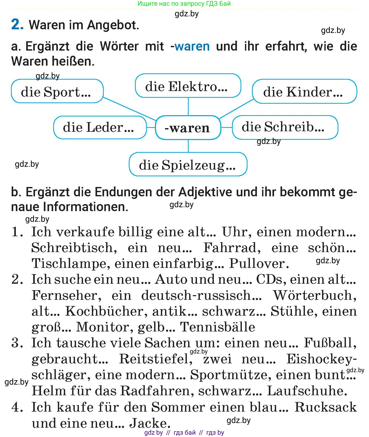 Немецкий язык (Deutsch), 7 класс Учебник (Schülerbuch), авторы: Будько Антонина Филипповна (Budjko Antonina), Урбанович Инна Ювинальевна (Urbanowitsch Ina), издательство Вышэйшая школа, Минск, 2021, страница 205, номер 2, Условие
