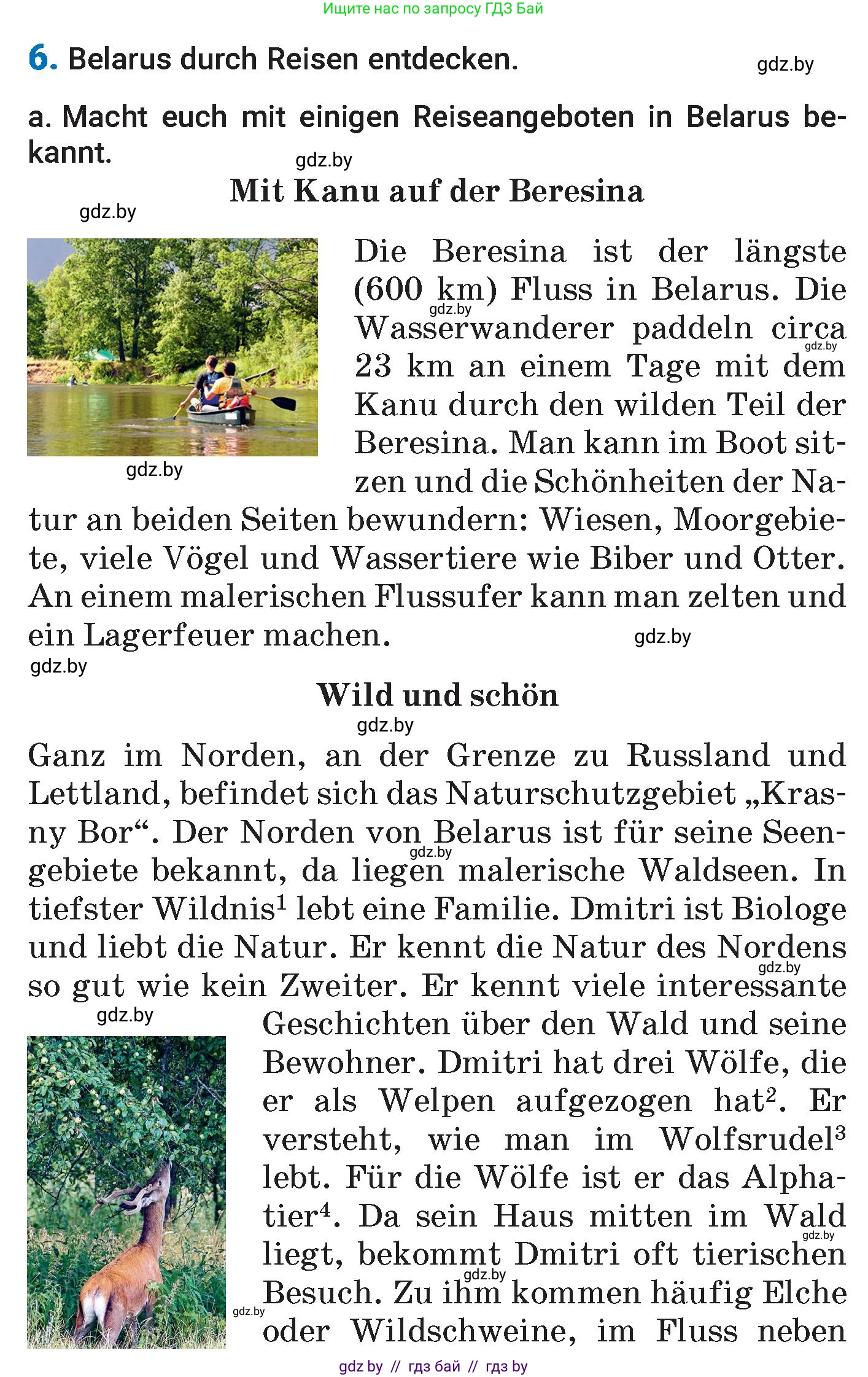 Немецкий язык (Deutsch), 7 класс Учебник (Schülerbuch), авторы: Будько Антонина Филипповна (Budjko Antonina), Урбанович Инна Ювинальевна (Urbanowitsch Ina), издательство Вышэйшая школа, Минск, 2021, страница 240, номер 6, Условие