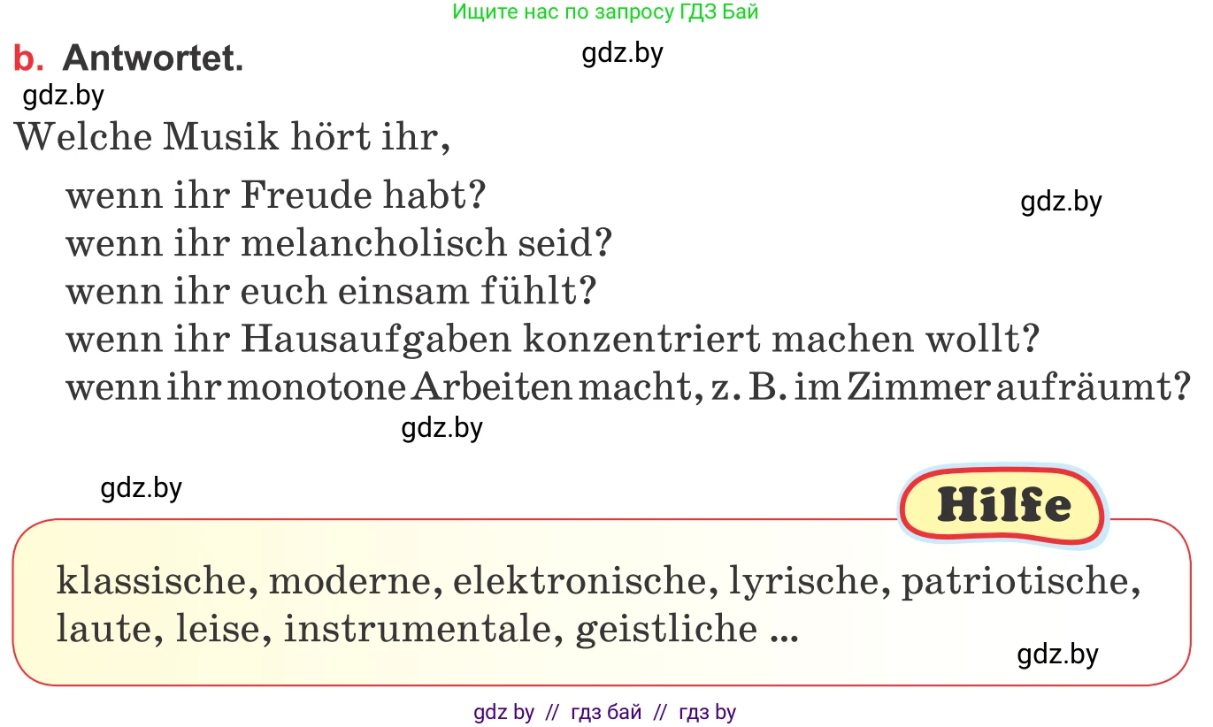 Немецкий язык (Deutsch), 8 класс Учебник (Schülerbuch), авторы: Будько Антонина Филипповна (Budjko Antonina), Урбанович Инна Ювинальевна (Urbanowitsch Ina), издательство Вышэйшая школа, Минск, 2018, страница 70, номер 2b, Условие
