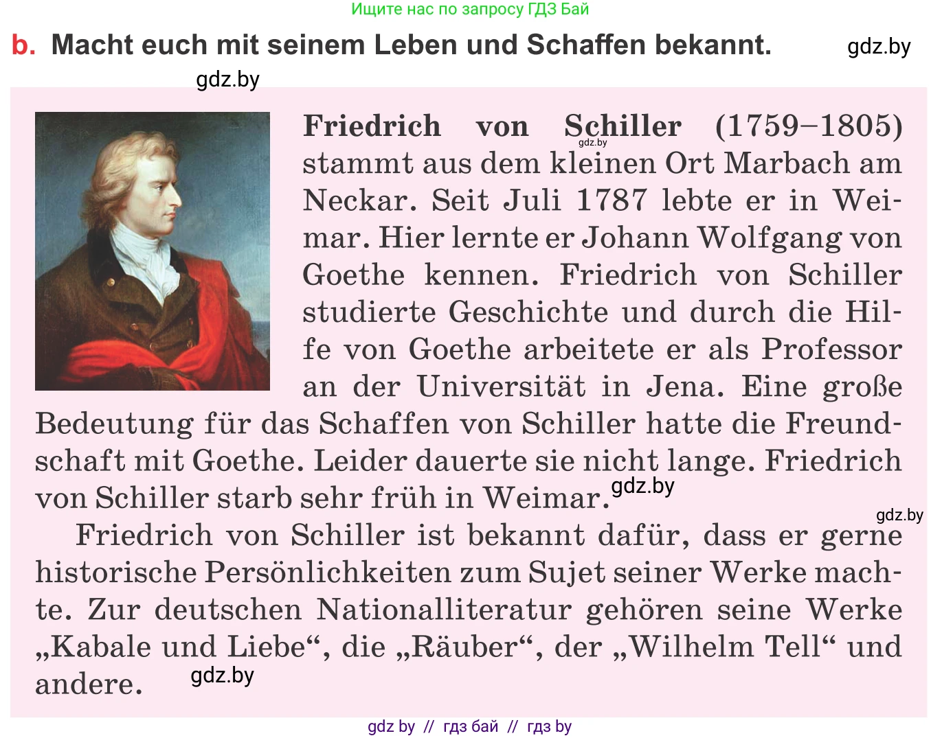 Немецкий язык (Deutsch), 8 класс Учебник (Schülerbuch), авторы: Будько Антонина Филипповна (Budjko Antonina), Урбанович Инна Ювинальевна (Urbanowitsch Ina), издательство Вышэйшая школа, Минск, 2018, страница 188, номер 4b, Условие