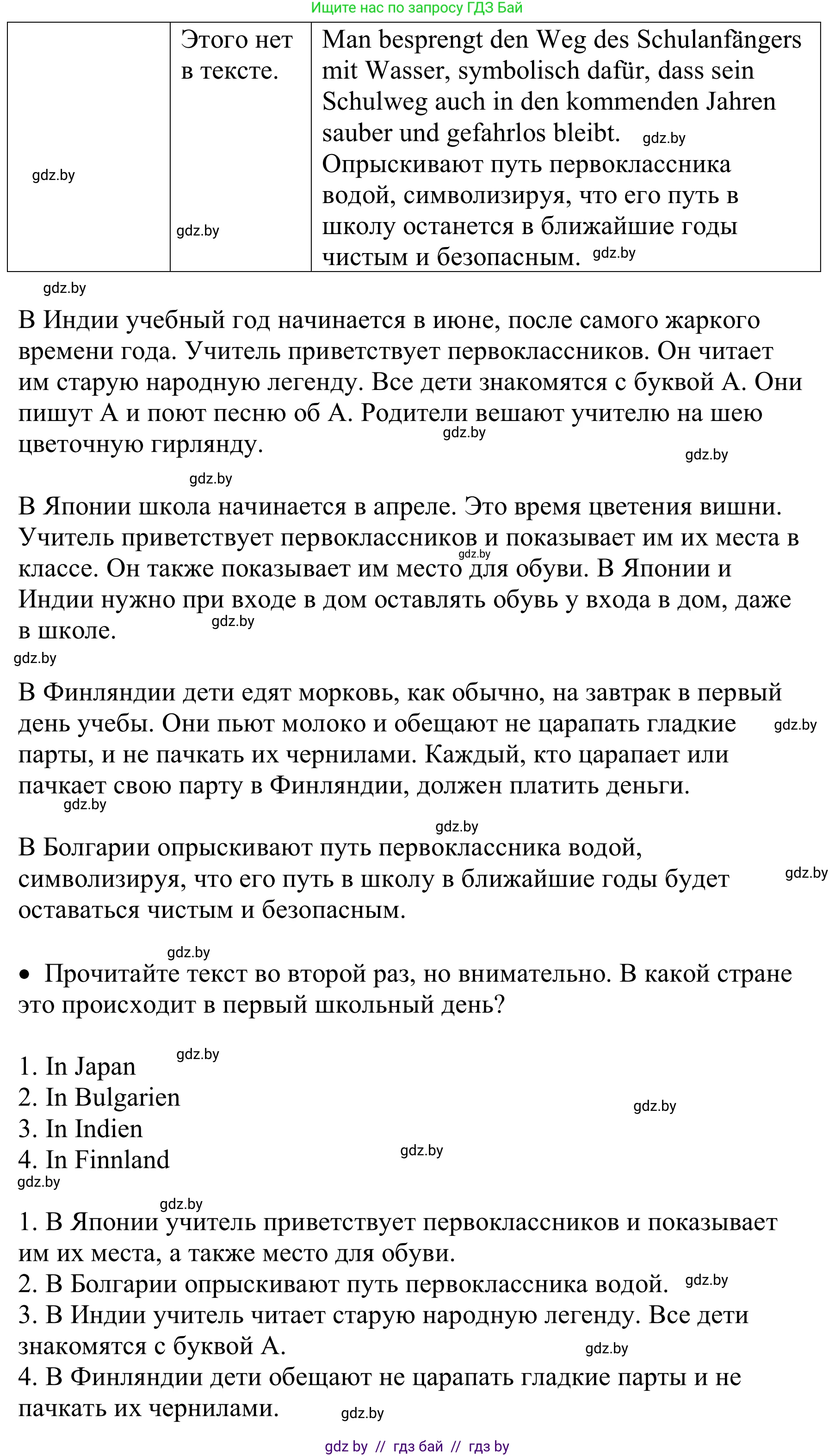 Немецкий язык (Deutsch), 8 класс Учебник (Schülerbuch), авторы: Будько Антонина Филипповна (Budjko Antonina), Урбанович Инна Ювинальевна (Urbanowitsch Ina), издательство Вышэйшая школа, Минск, 2018, страница 7, номер 2b, Решение (продолжение 3)
