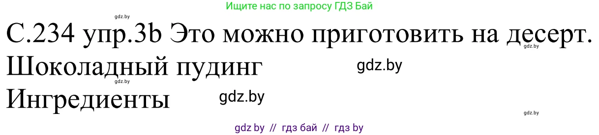 Немецкий язык (Deutsch), 8 класс Учебник (Schülerbuch), авторы: Будько Антонина Филипповна (Budjko Antonina), Урбанович Инна Ювинальевна (Urbanowitsch Ina), издательство Вышэйшая школа, Минск, 2018, страница 234, номер 3b, Решение