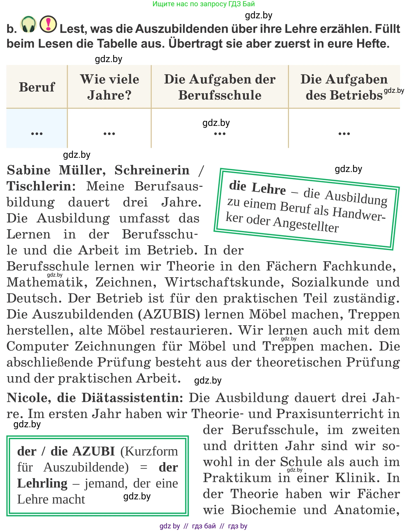 Немецкий язык (Deutsch), 9 класс Учебник (Schülerbuch), авторы: Будько Антонина Филипповна (Budjko Antonina), Урбанович Инна Ювинальевна (Urbanowitsch Ina), издательство Вышэйшая школа, Минск, 2018, серого цвета, страница 39, номер 4b, Условие