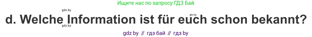 Немецкий язык (Deutsch), 9 класс Учебник (Schülerbuch), авторы: Будько Антонина Филипповна (Budjko Antonina), Урбанович Инна Ювинальевна (Urbanowitsch Ina), издательство Вышэйшая школа, Минск, 2018, серого цвета, страница 158, номер 2d, Условие
