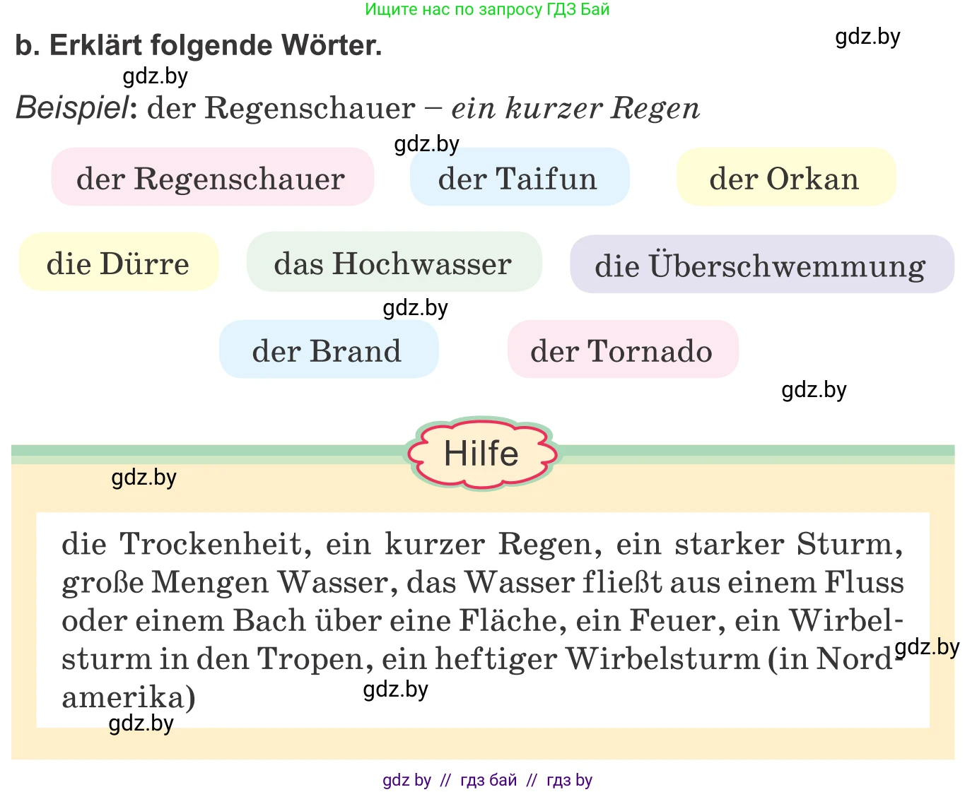Немецкий язык (Deutsch), 9 класс Учебник (Schülerbuch), авторы: Будько Антонина Филипповна (Budjko Antonina), Урбанович Инна Ювинальевна (Urbanowitsch Ina), издательство Вышэйшая школа, Минск, 2018, серого цвета, страница 237, номер 6b, Условие