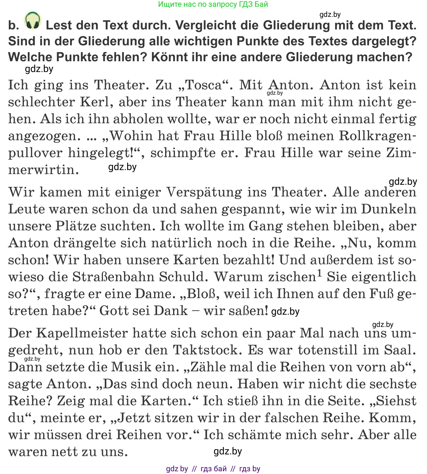 Немецкий язык (Deutsch), 9 класс Учебник (Schülerbuch), авторы: Будько Антонина Филипповна (Budjko Antonina), Урбанович Инна Ювинальевна (Urbanowitsch Ina), издательство Вышэйшая школа, Минск, 2018, серого цвета, страница 278, номер 1b, Условие