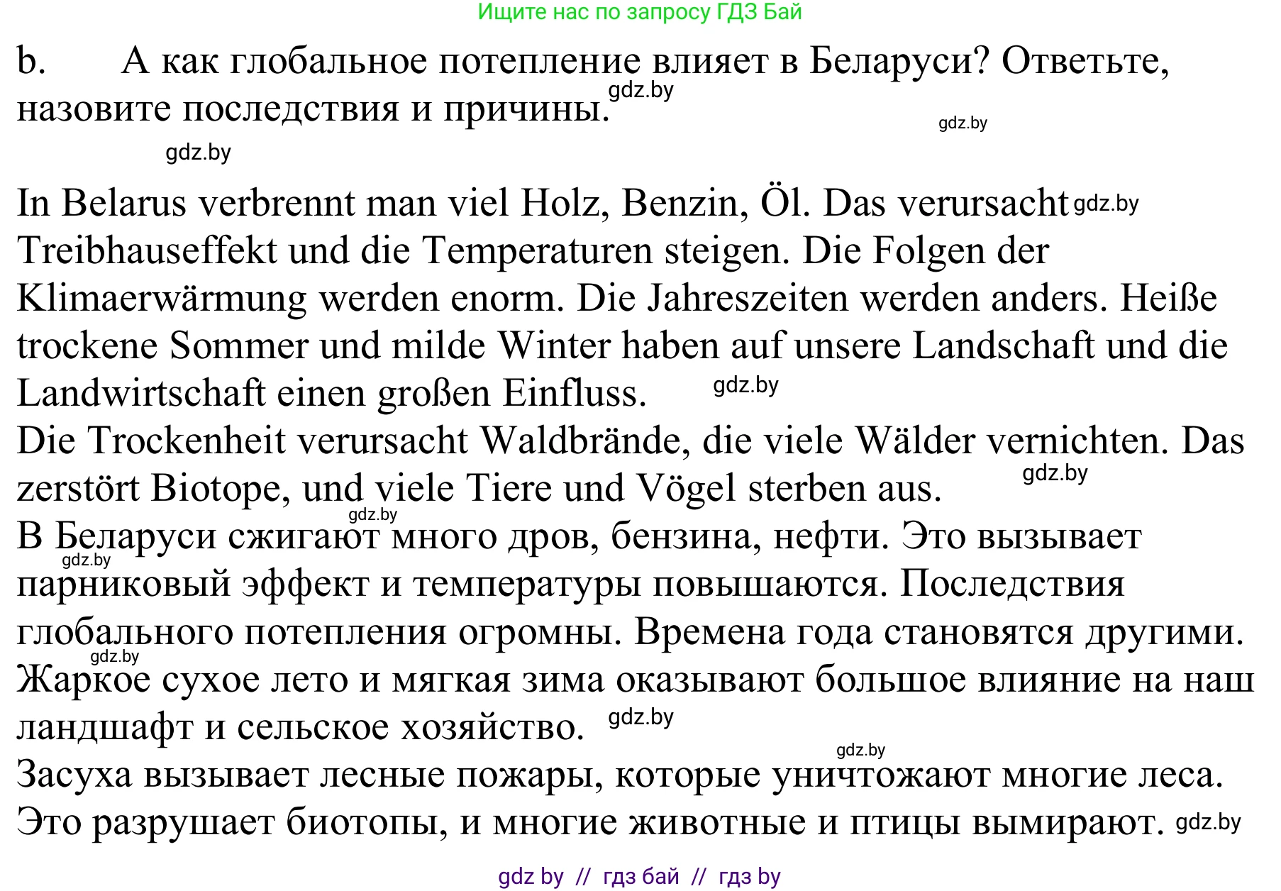Немецкий язык (Deutsch), 9 класс Учебник (Schülerbuch), авторы: Будько Антонина Филипповна (Budjko Antonina), Урбанович Инна Ювинальевна (Urbanowitsch Ina), издательство Вышэйшая школа, Минск, 2018, серого цвета, страница 232, номер 3b, Решение
