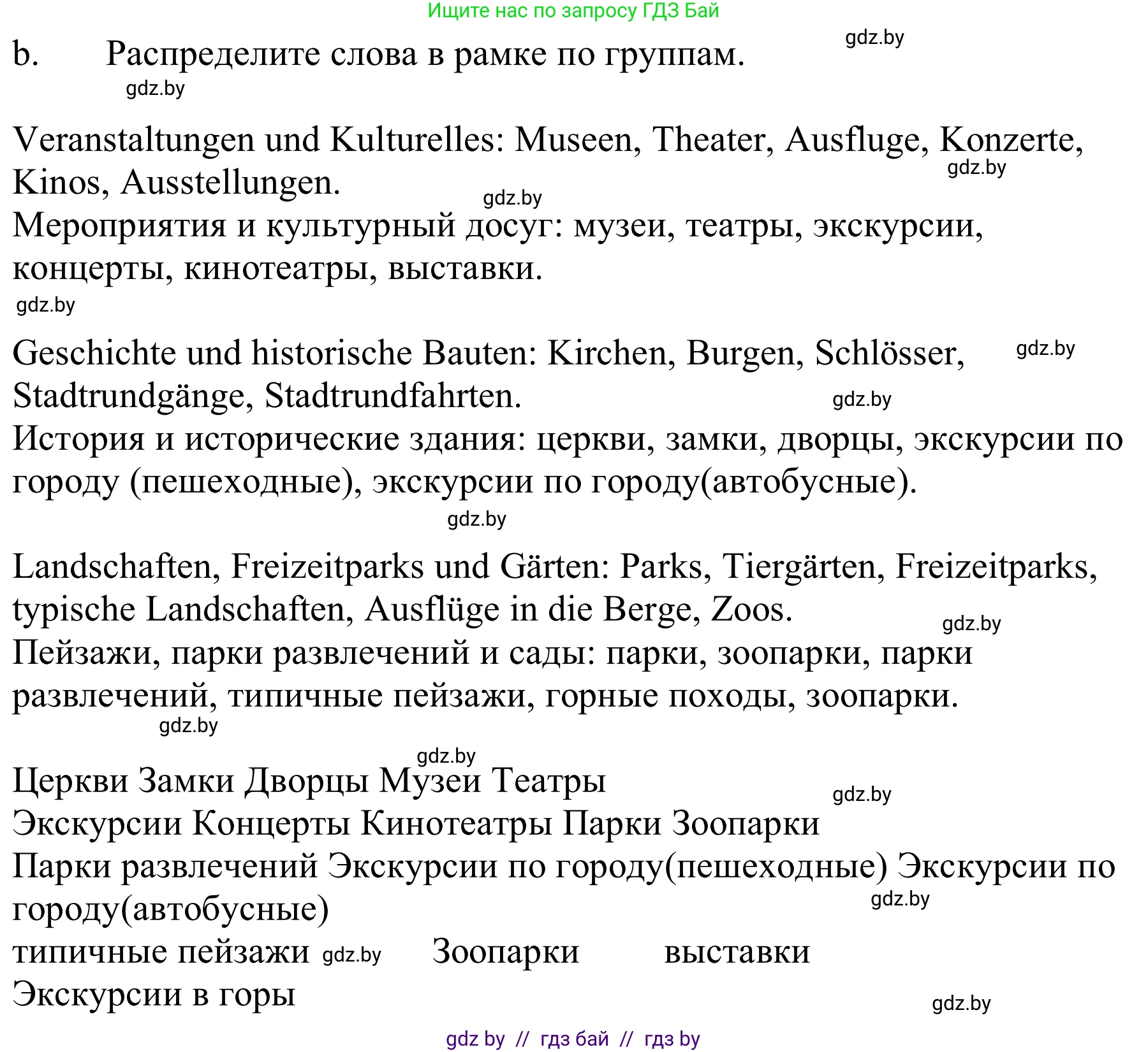 Немецкий язык (Deutsch), 9 класс Учебник (Schülerbuch), авторы: Будько Антонина Филипповна (Budjko Antonina), Урбанович Инна Ювинальевна (Urbanowitsch Ina), издательство Вышэйшая школа, Минск, 2018, серого цвета, страница 254, номер 3b, Решение