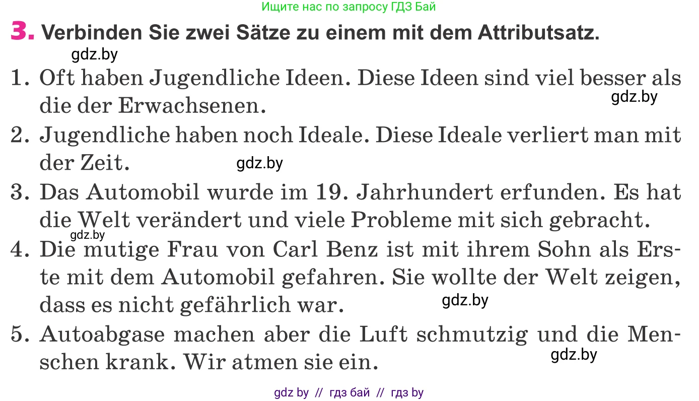 Немецкий язык (Deutsch), 10 класс Учебник (Schülerbuch), авторы: Будько Антонина Филипповна (Budjko Antonina), Урбанович Инна Ювинальевна (Urbanowitsch Ina), издательство Вышэйшая школа, Минск, 2018, оранжевого цвета, страница 304, номер 3, Условие