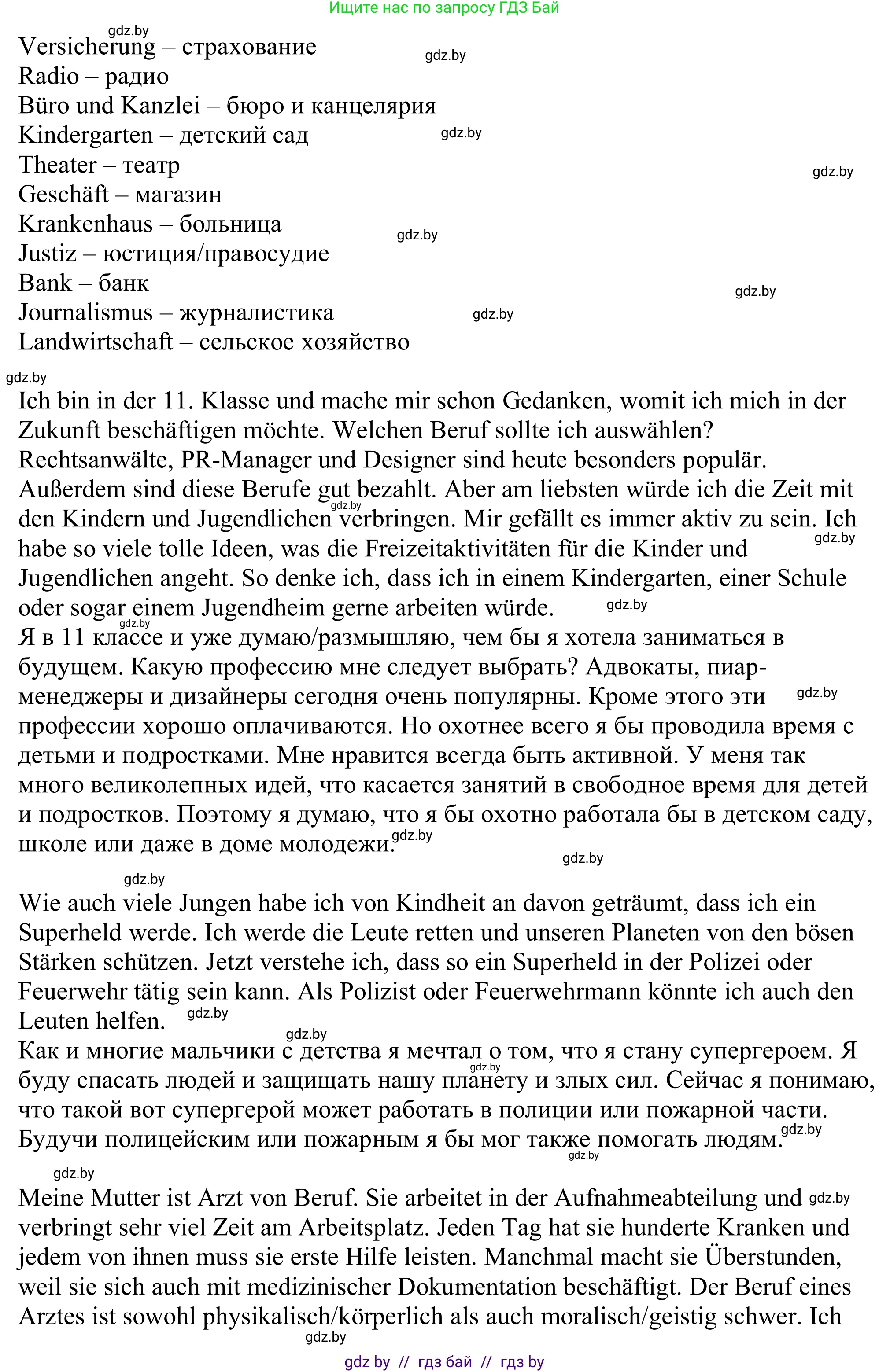 Немецкий язык (Deutsch), 11 класс Учебник (Schülerbuch), авторы: Будько Антонина Филипповна (Budjko Antonina), Урбанович Инна Ювинальевна (Urbanowitsch Ina), издательство Вышэйшая школа, Минск, 2019, бирюзового цвета, страница 12, номер 6b, Решение (продолжение 2)