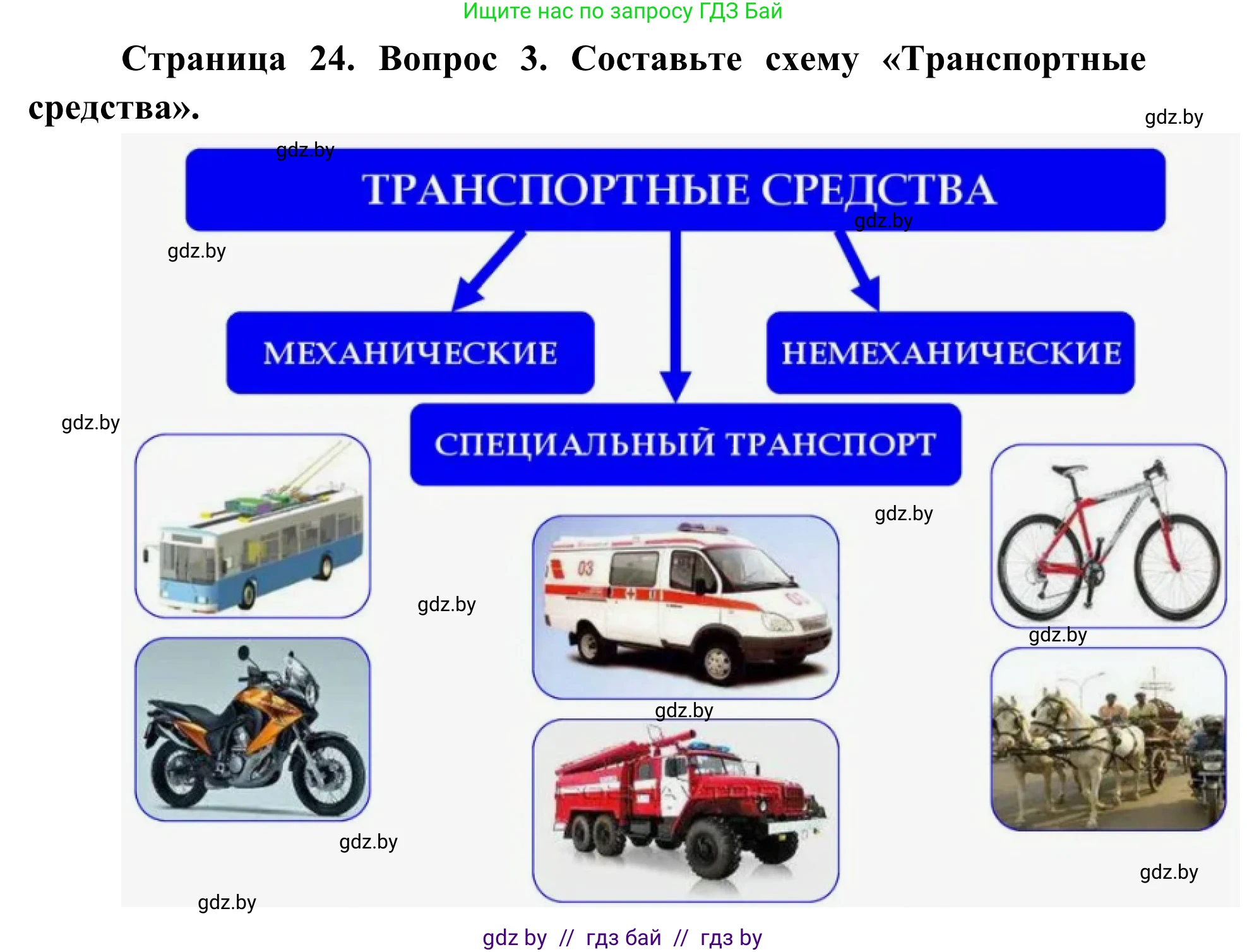 Обж, 2 класс Учебник, авторы: Аброськина Татьяна Юрьевна, Кузнецова Лилия Фёдоровна, Одновол Людмила Алексеевна, издательство Адукацыя i выхаванне, Минск, 2024, салатового цвета, страница 24, номер 3, Решение