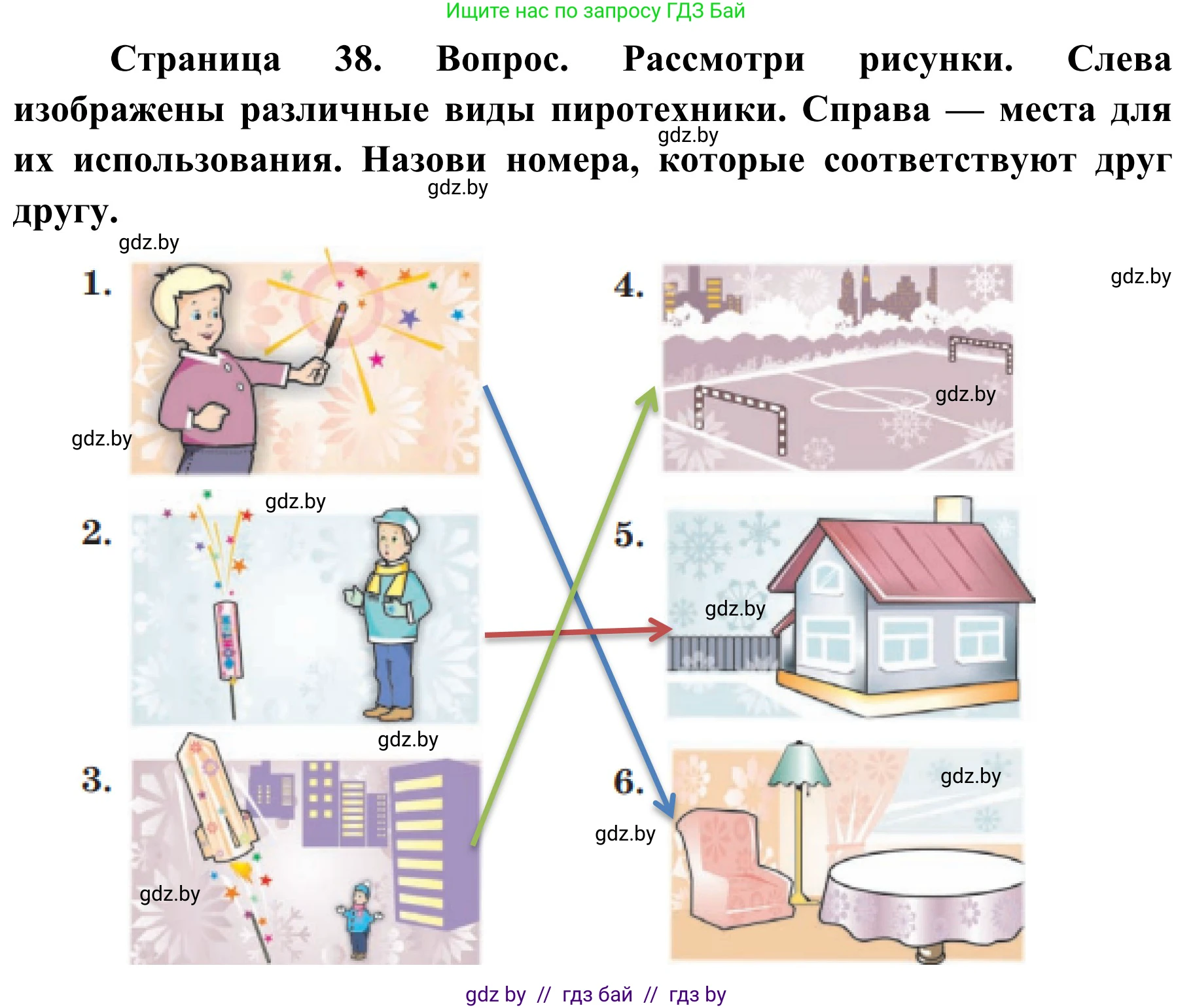 Обж, 4 класс Учебник, авторы: Загвоздкина Татьяна Викторовна, Одновол Людмила Алексеевна, Яковлева Наталья Николаевна, издательство Национальный институт образования, Минск, 2008, жёлтого цвета, страница 38, Решение