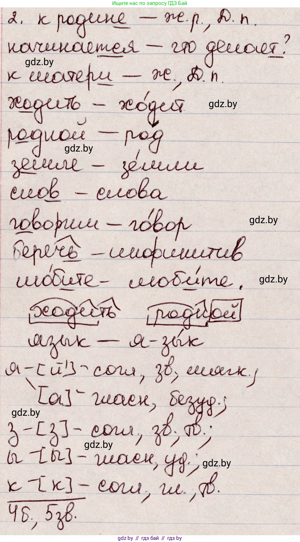 Русский язык, 6 класс Учебник, авторы: Мурина Лариса Александровна, Игнатович Татьяна Владимировна, Жадейко Жанна Фёдоровна, издательство Национальный институт образования, Минск, 2020, страница 30, номер 48, Решение 2 (продолжение 2)