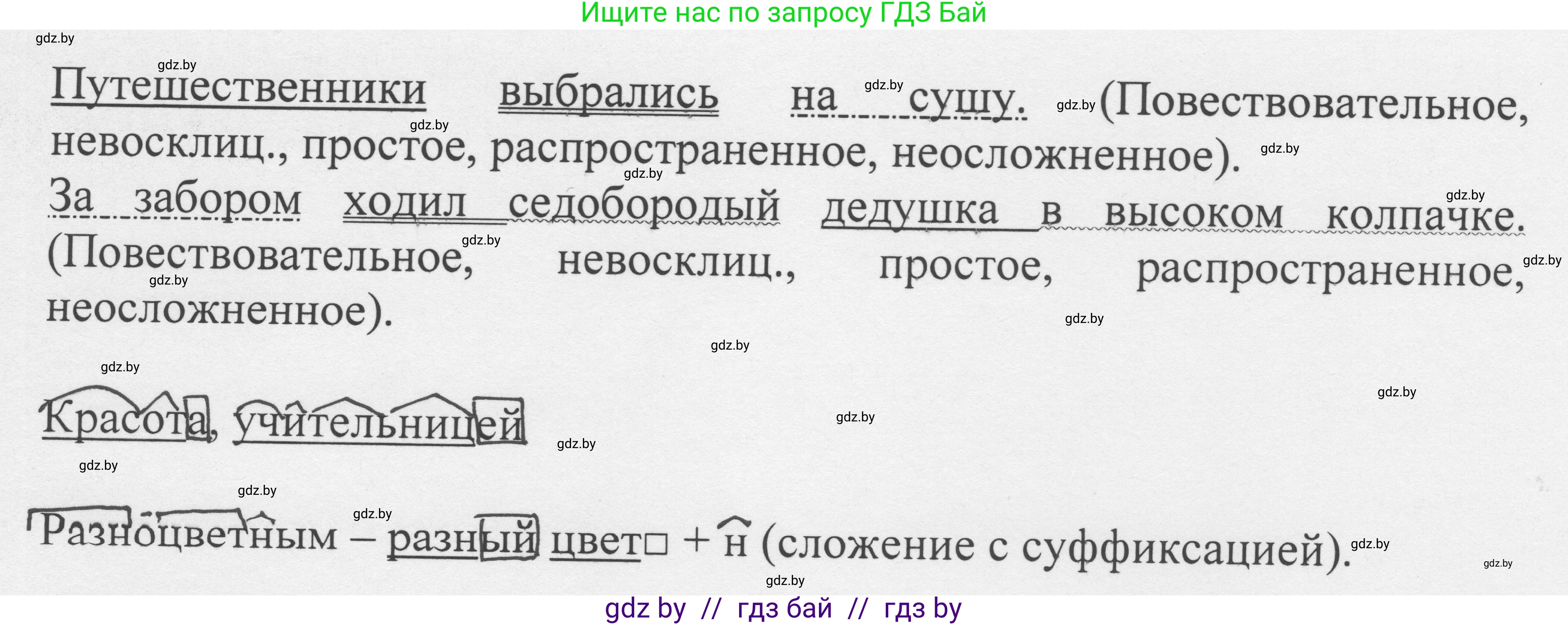 Русский язык, 6 класс Учебник, авторы: Мурина Лариса Александровна, Игнатович Татьяна Владимировна, Жадейко Жанна Фёдоровна, издательство Национальный институт образования, Минск, 2020, страница 96, номер 201, Решение 1 (продолжение 2)