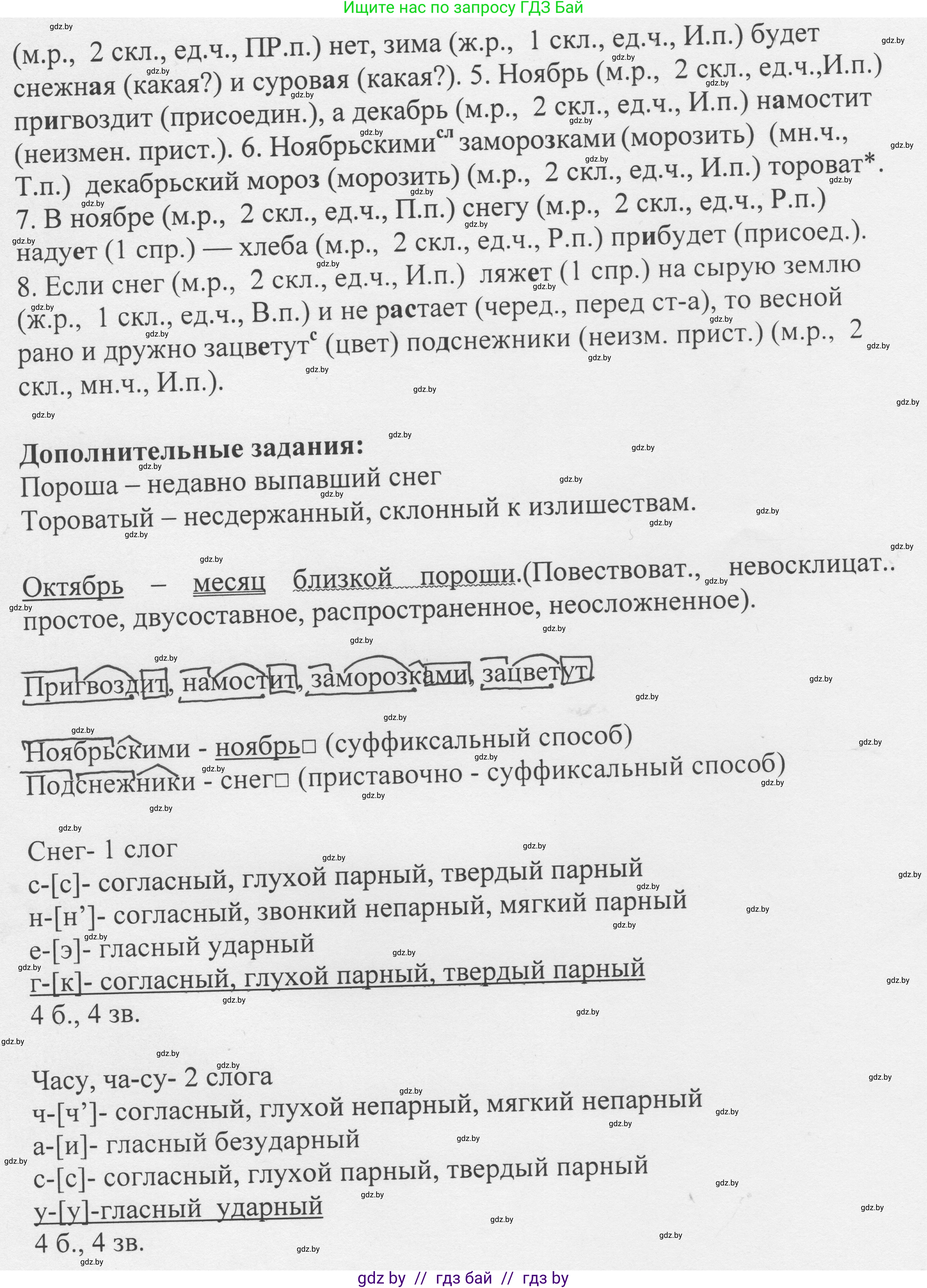 Русский язык, 6 класс Учебник, авторы: Мурина Лариса Александровна, Игнатович Татьяна Владимировна, Жадейко Жанна Фёдоровна, издательство Национальный институт образования, Минск, 2020, страница 98, номер 205, Решение 1 (продолжение 2)