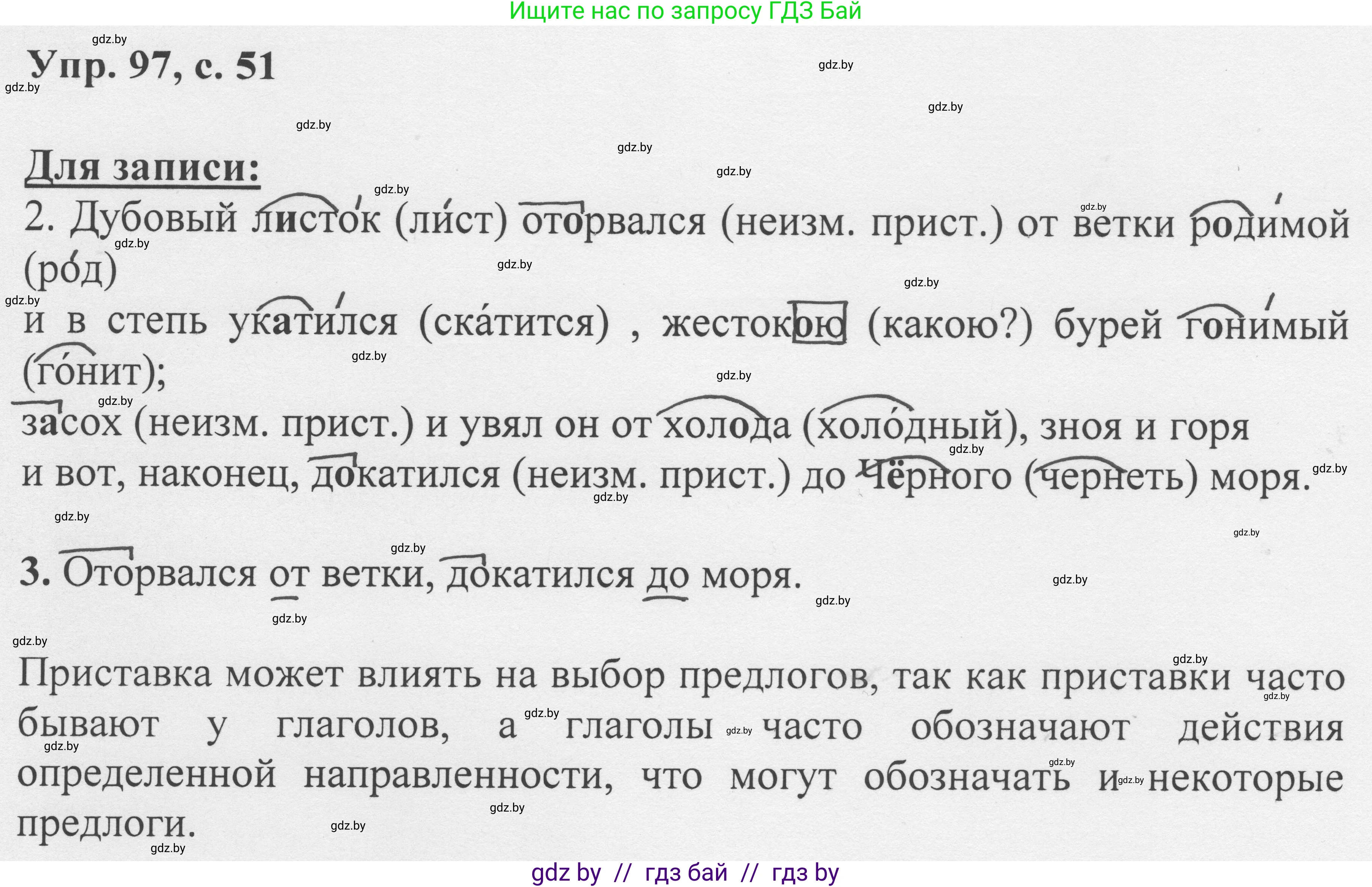 Русский язык, 6 класс Учебник, авторы: Мурина Лариса Александровна, Игнатович Татьяна Владимировна, Жадейко Жанна Фёдоровна, издательство Национальный институт образования, Минск, 2020, страница 51, номер 97, Решение 1