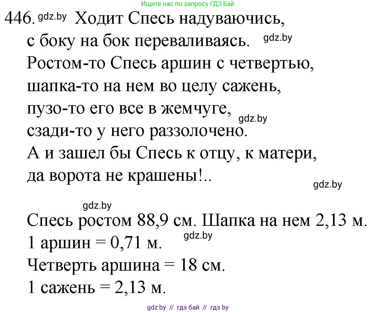 Русский язык, 7 класс Учебник, авторы: Волынец Татьяна Николаевна, Литвинко Франя Михайловна, Долбик Елена Евгеньевна, Таяновская И В, Винник И Р, издательство Национальный институт образования, Минск, 2020, бирюзового цвета, страница 216, номер 446, Решение