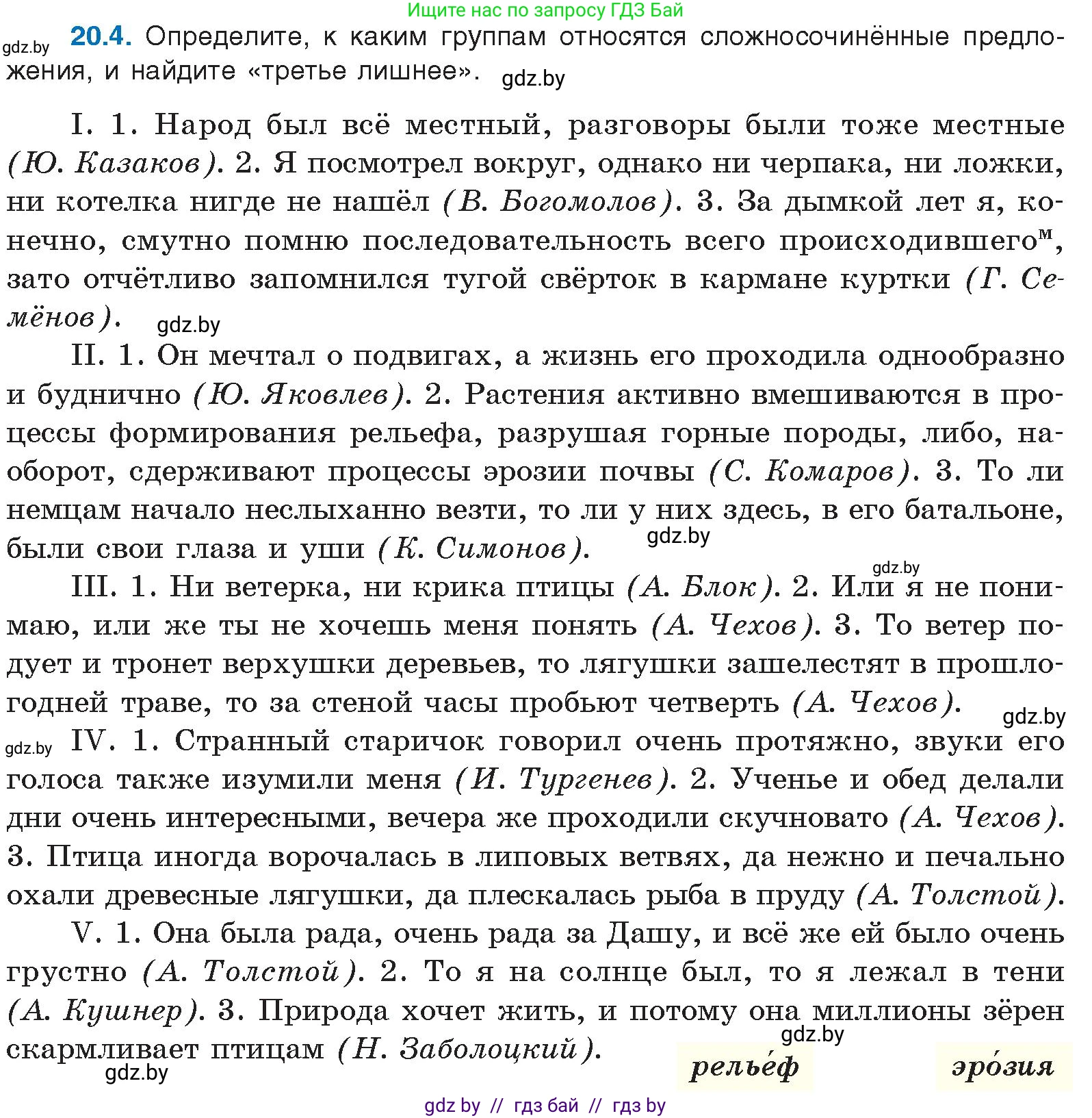Русский язык, 11 класс Учебник, авторы: Долбик Елена Евгеньевна, Литвинко Франя Михайловна, Мурина Лариса Александровна, Шиманович Т В, Таяновская И В, Орловская О Я, издательство Национальный институт образования, Минск, 2021, страница 131, номер 20.4, Условие