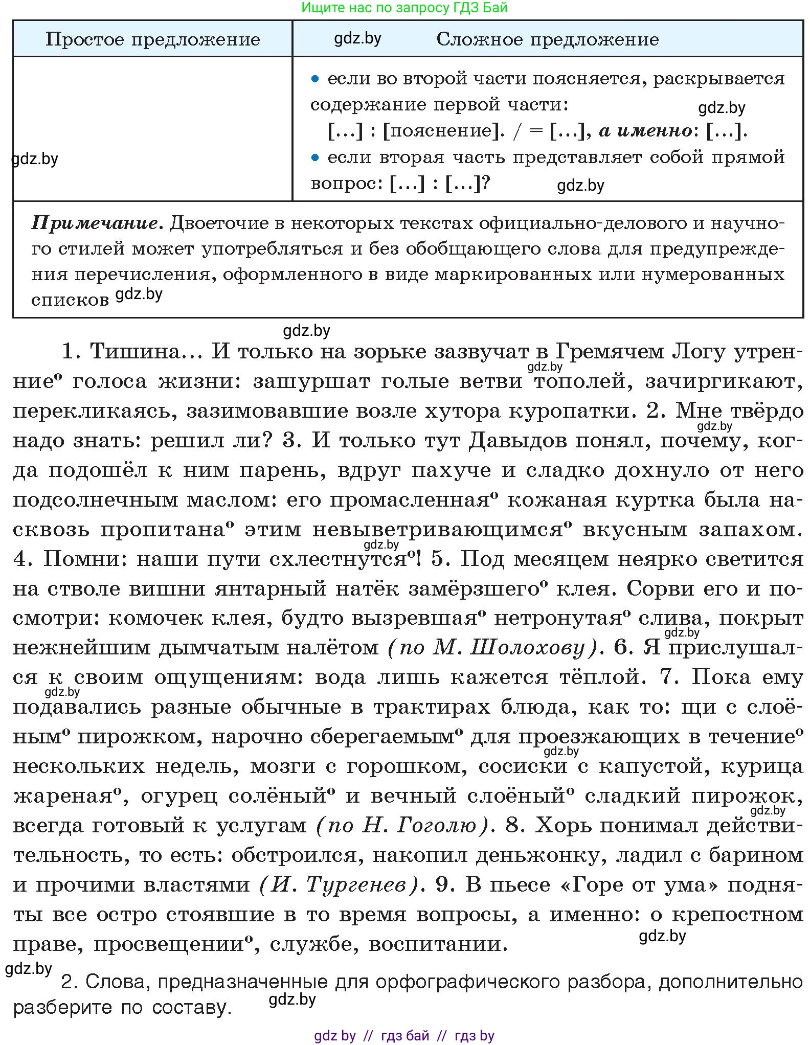 Русский язык, 11 класс Учебник, авторы: Долбик Елена Евгеньевна, Литвинко Франя Михайловна, Мурина Лариса Александровна, Шиманович Т В, Таяновская И В, Орловская О Я, издательство Национальный институт образования, Минск, 2021, страница 208, номер 30.1, Условие (продолжение 2)