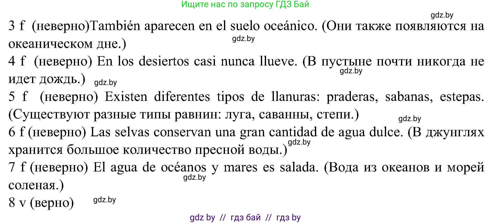 Испанский язык, 5 класс Учебник, авторы: Цыбулева Татьяна Эдуардовна, Пушкина Ольга Александровна, издательство Вышэйшая школа, Минск, 2017, оранжевого цвета, страница 21, номер 7, Решение (продолжение 2)