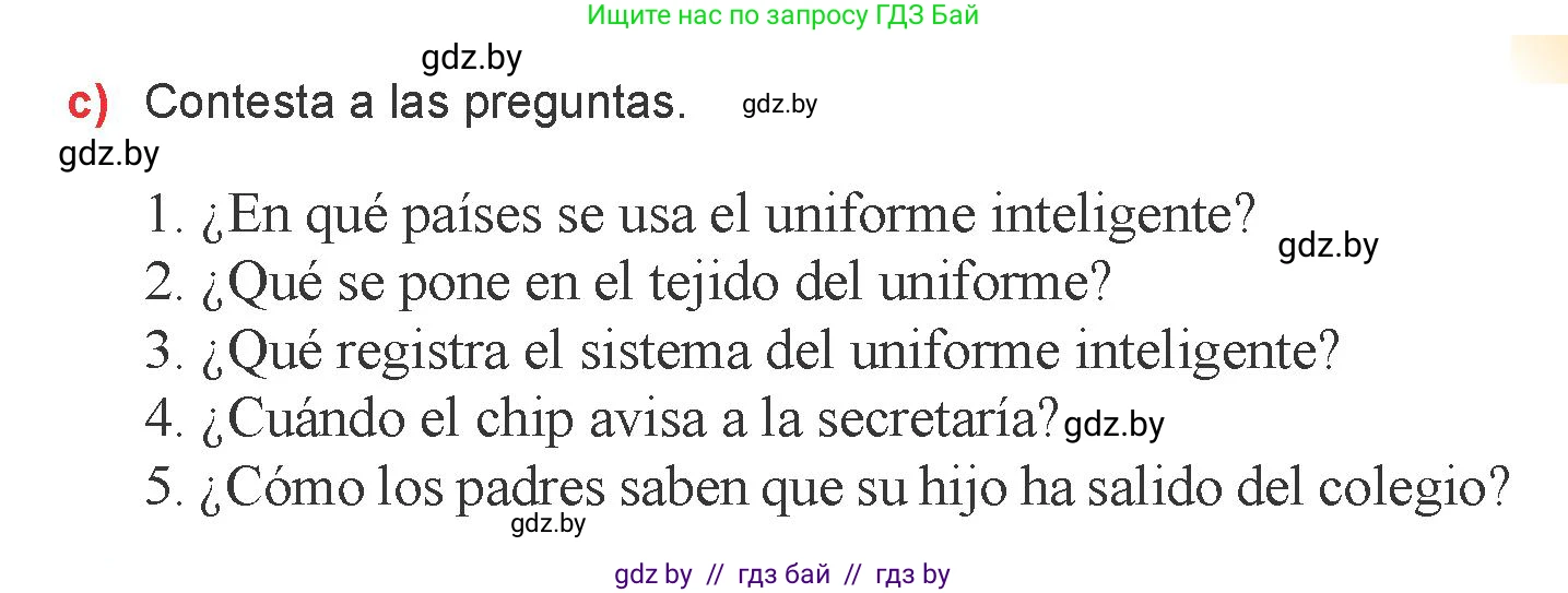 Испанский язык, 6 класс Учебник, авторы: Цыбулева Татьяна Эдуардовна, Пушкина Ольга Александровна, издательство Издательский центр БГУ, Минск, 2018, Часть 1, страница 31, номер 7, Условие (продолжение 3)