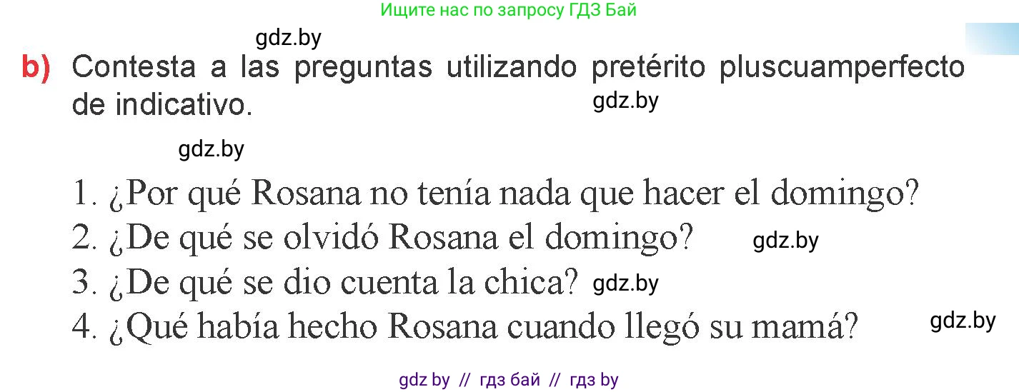 Испанский язык, 6 класс Учебник, авторы: Цыбулева Татьяна Эдуардовна, Пушкина Ольга Александровна, издательство Издательский центр БГУ, Минск, 2018, Часть 2, страница 78, номер 5, Условие (продолжение 2)