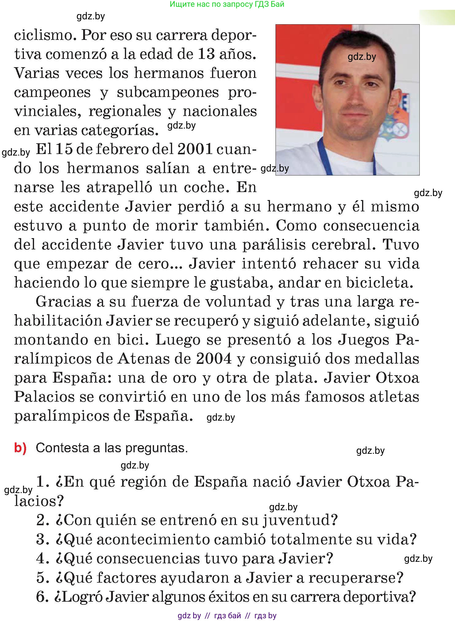 Испанский язык, 7 класс Учебник, авторы: Цыбулева Татьяна Эдуардовна, Пушкина Ольга Александровна, Карпиевич Галина Константиновна, издательство Издательский центр БГУ, Минск, 2019, бирюзового цвета, Часть 2, страница 18, номер 14, Условие (продолжение 2)