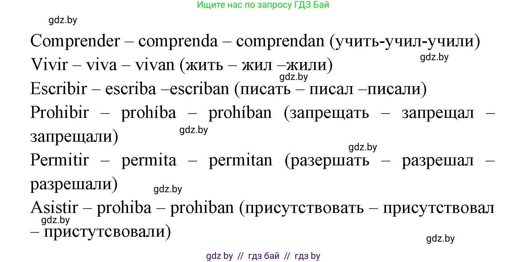 Испанский язык, 7 класс Учебник, автор: Гриневич Елена Карловна, издательство Вышэйшая школа, Минск, 2017, оранжевого цвета, страница 68, номер 7, Решение (продолжение 2)