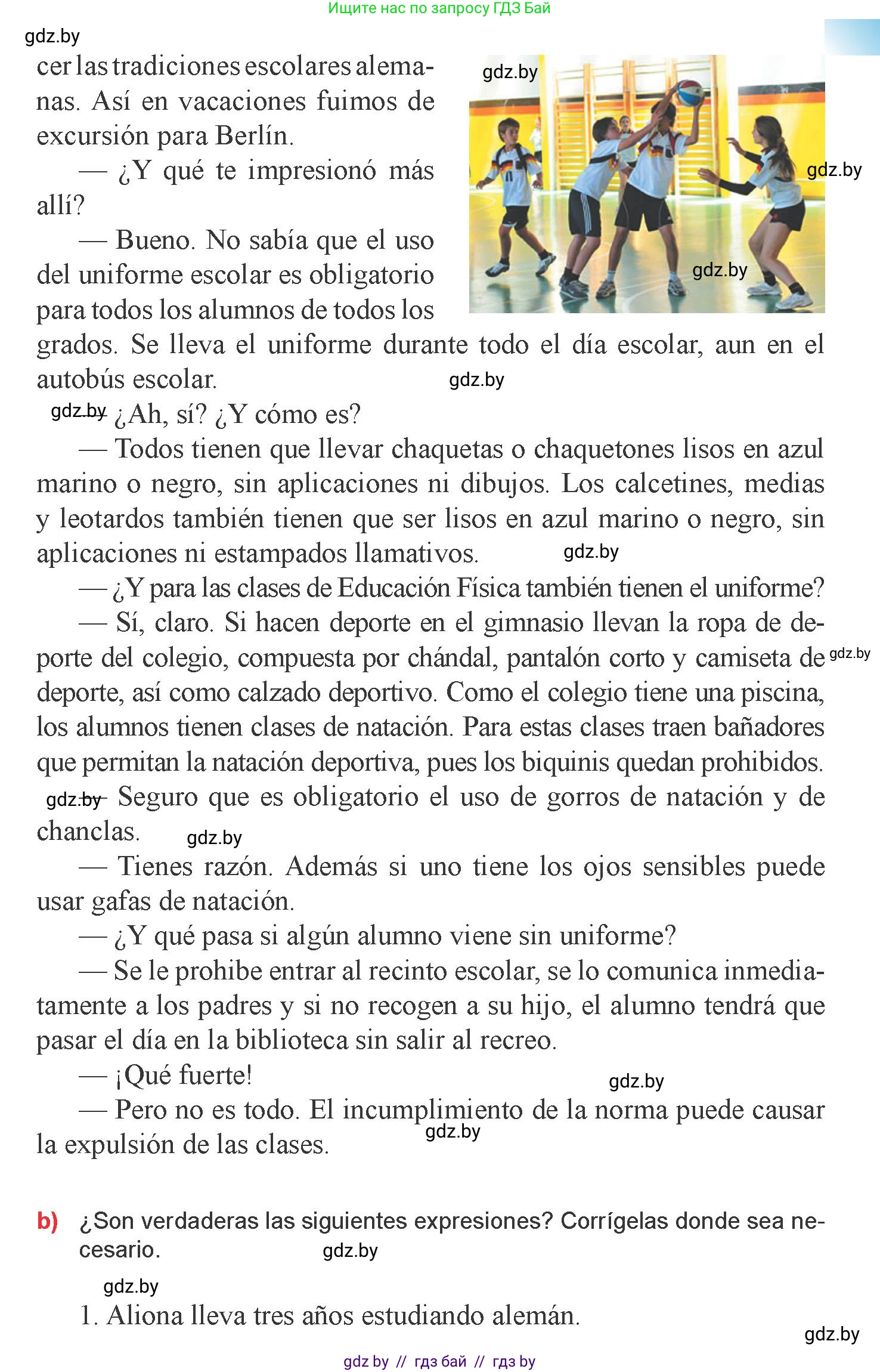 Испанский язык, 9 класс Учебник, авторы: Цыбулева Татьяна Эдуардовна, Пушкина Ольга Александровна, издательство Издательский центр БГУ, Минск, 2017, страница 90, номер 3, Условие (продолжение 2)