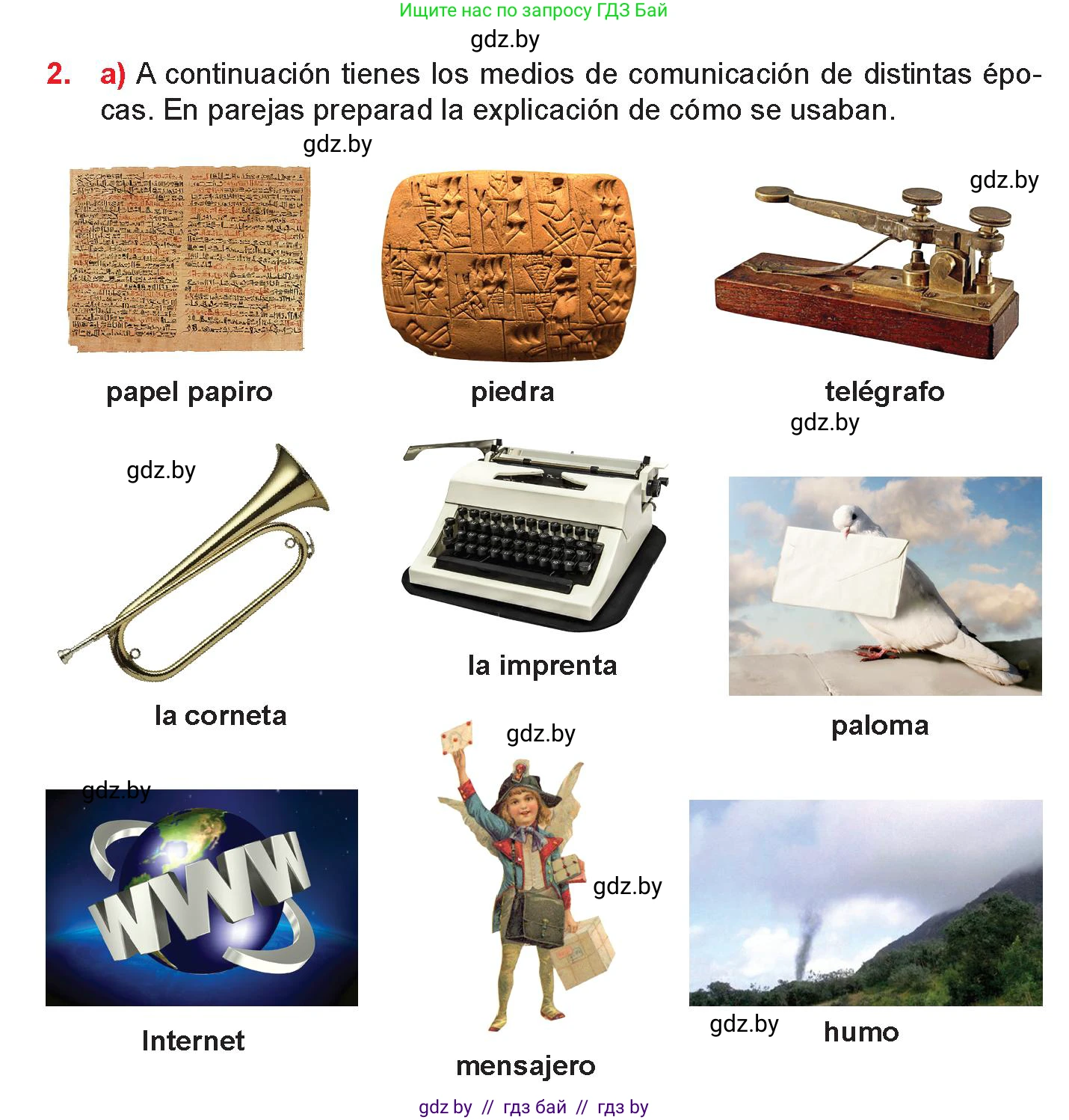 Испанский язык, 9 класс Учебник, авторы: Цыбулева Татьяна Эдуардовна, Пушкина Ольга Александровна, издательство Издательский центр БГУ, Минск, 2017, страница 29, номер 2, Условие