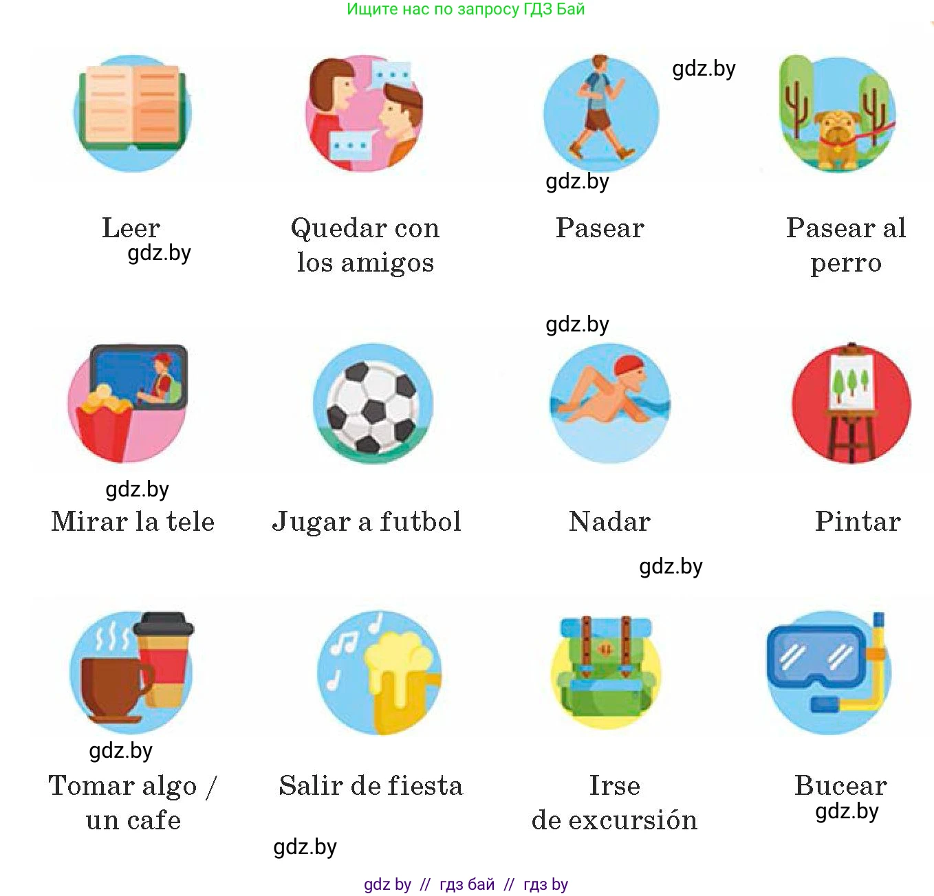 Испанский язык, 9 класс Учебник, авторы: Гриневич Елена Карловна, Янукенас Ольга Викторовна, издательство Вышэйшая школа, Минск, 2020, оранжевого цвета, страница 72, номер 10, Условие (продолжение 2)