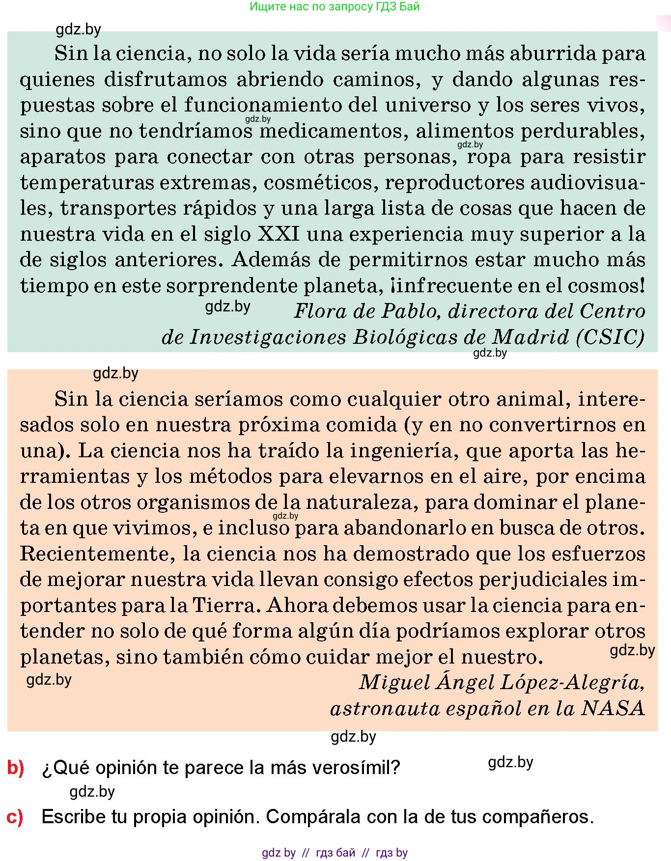 Испанский язык, 10 класс Учебник, авторы: Цыбулева Татьяна Эдуардовна, Пушкина Ольга Александровна, Карпиевич Галина Константиновна, издательство Издательский центр БГУ, Минск, 2019, оранжевого цвета, страница 36, номер 2, Условие (продолжение 4)